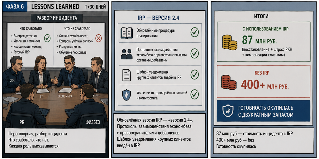 Lessons Learned — Чёрная пятница